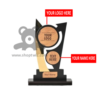 ShopTwiz Trophy with Customized Logo and Text