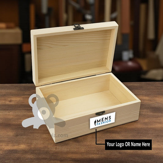 ShopTwiz Customized Wooden Box – Personalize with Logo or Name | Elegant Corporate Gift