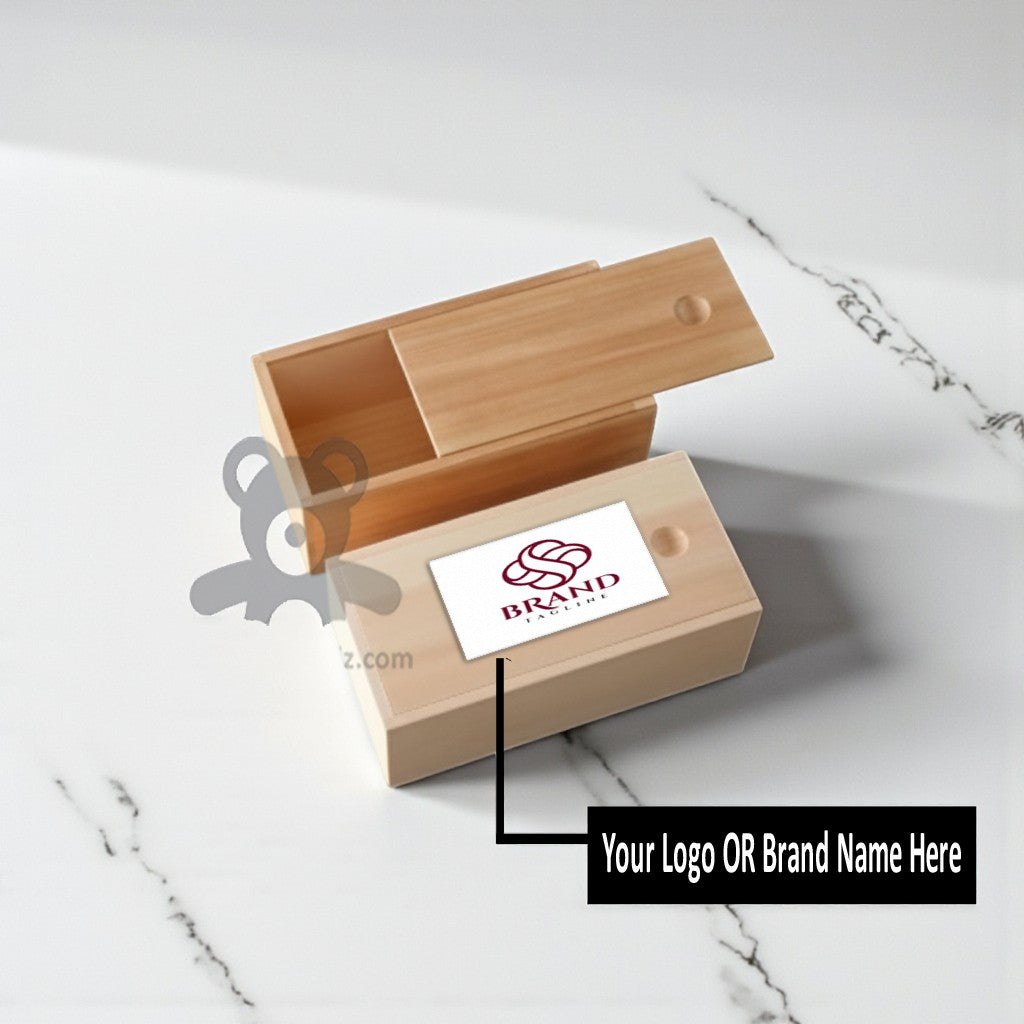 ShopTwiz Customized Wooden Box – Personalize with Logo or Name | Elegant Corporate Gift