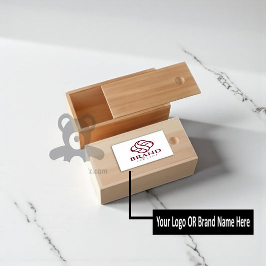 ShopTwiz Customized Wooden Box – Personalize with Logo or Name | Elegant Corporate Gift