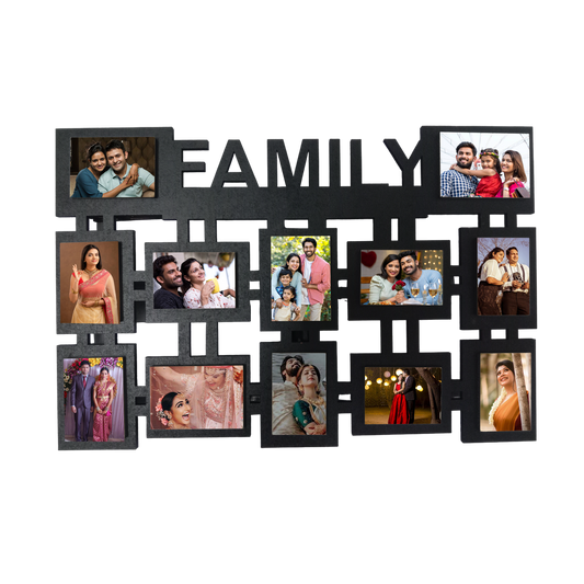 ShopTwiz Family Collage Photo Frame with 12 photos ( Customizable )