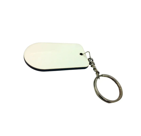 Blank Milestone Keyring for Sublimation Printing