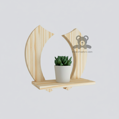 ShopTwiz Wooden U-Shape Pot Stand