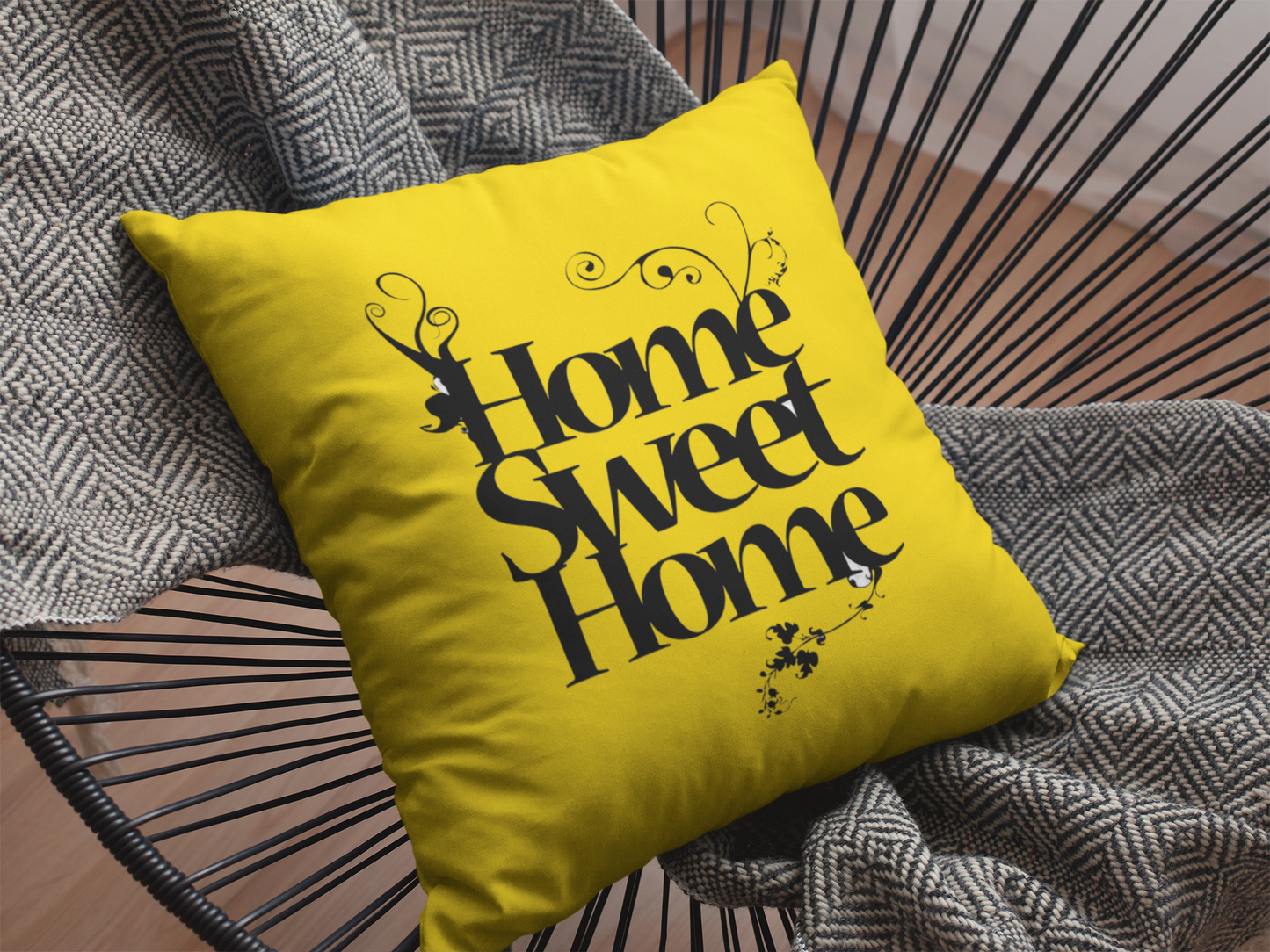 Home Sweet Home  Printed Cushion