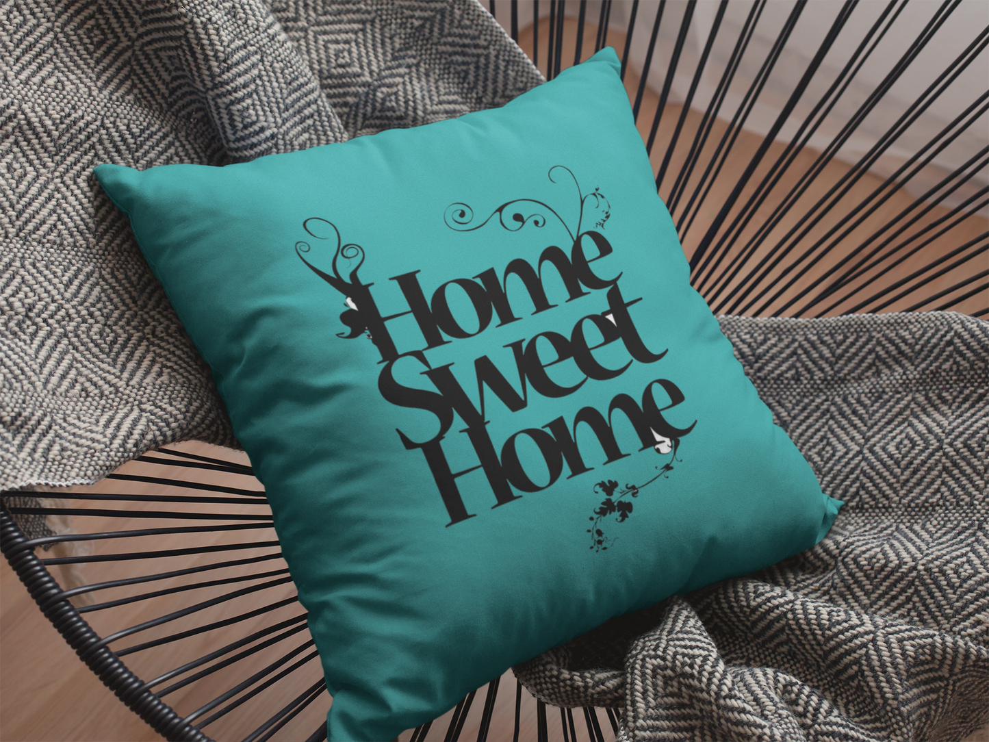 Home Sweet Home  Printed Cushion