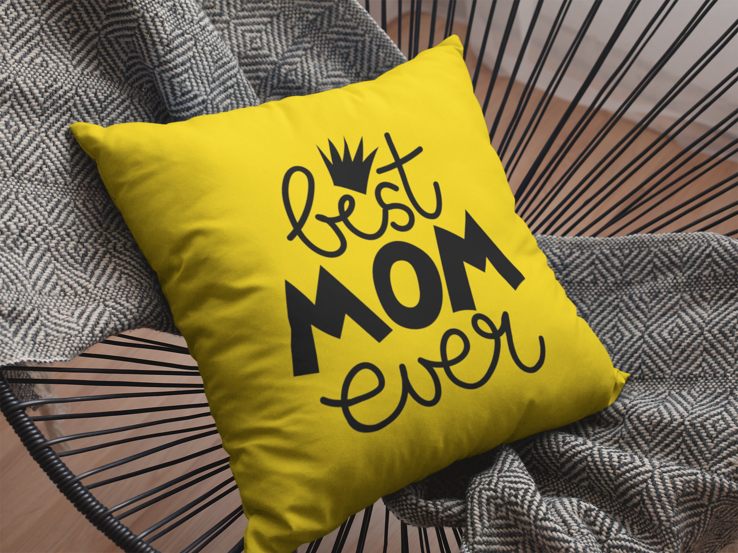 Best Mom Printed Cushion