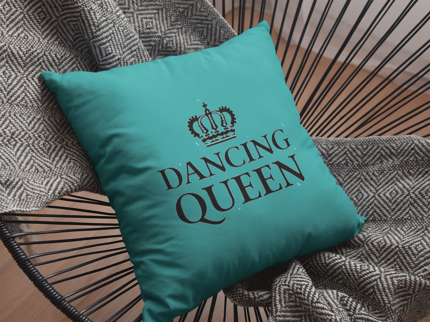 Dancing Queen Printed Cushion