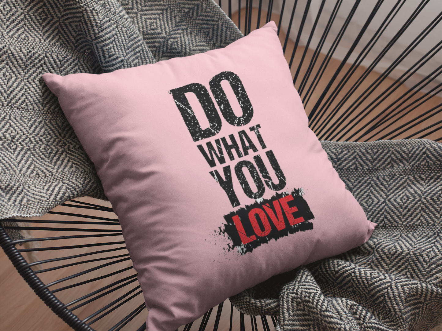Do What You Love Printed Cushion