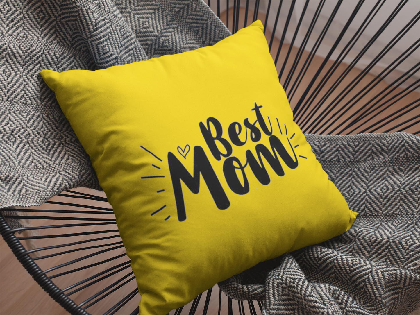 Best Mom Printed Cushion