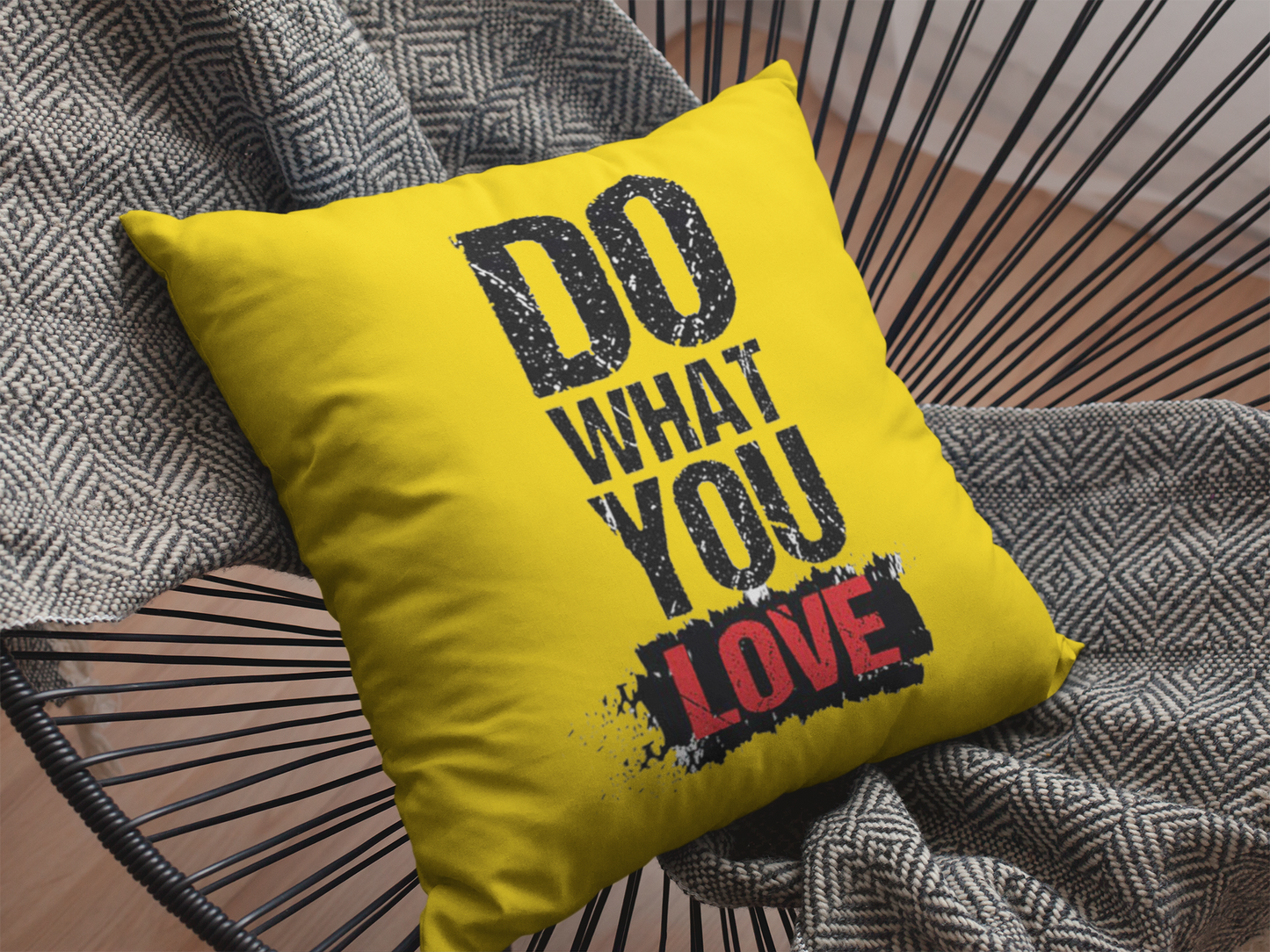 Do What You Love Printed Cushion