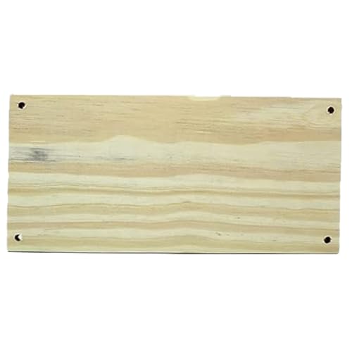 ShopTwiz Pinewood Plank for Macrame Products | Rectangle Wooden Plank for Crafting | Solid and Natural Wooden Plank | DIY | Pack of 4Pcs, 5 x 8 Inches