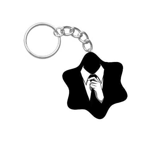 ShopTwiz Gentleman Printed Wooden (Hexagon) Keyring