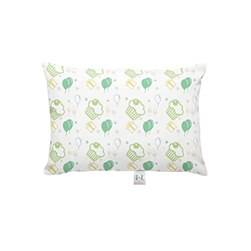 Prints and Cuts Toddler/Baby/New Born Pillow with Extra Soft Pillow Cover - Baloon - 9" x 12" - Baby Pillow for Bedding, Bed Set - (Set of 1)