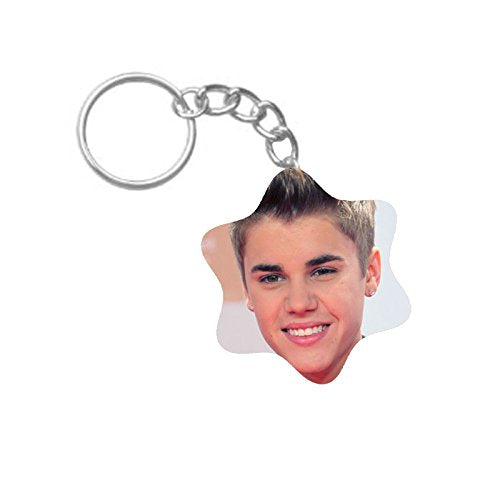 ShopTwiz Justin Bieber Printed Wooden (Hexagon) Keyring