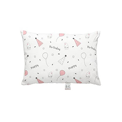 New Born Pillow with Extra Soft Pillow Cover - Happy Birthday Candy