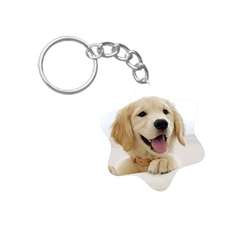 ShopTwiz Doggy Printed Wooden (Hexagon) Keyring