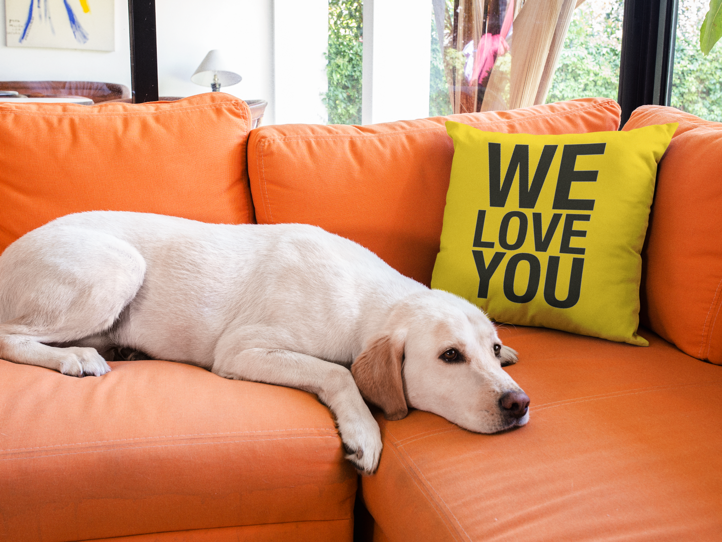 We Love You  Printed Cushion