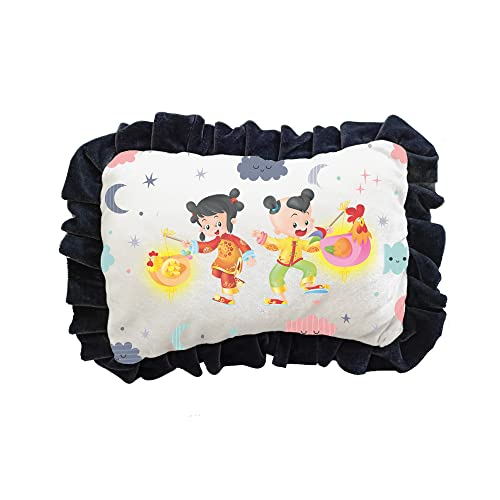 Prints and Cuts Playing Kids Infants Head Shape Ultra Soft Pillow for Kids/Toddler/Baby (0-2 Years)