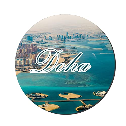 Prints and Cuts Doha sea Decorative Large Fridge Magnet