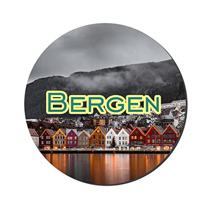 Prints and Cuts Bergen Decorative Large Fridge Magnet