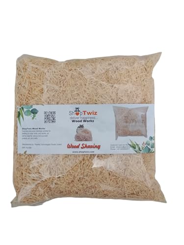ShopTwiz Wood Shaving -Natural Soft Bedding for Birds and Small Animals - Cozy Nesting Material for All Bird Species - Ideal for, Guinea Pigs, Rabbits & Guinea Pigs