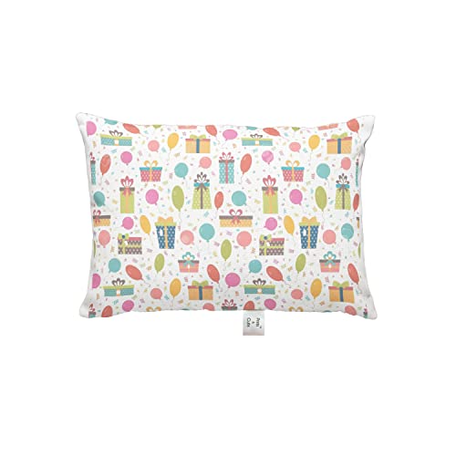 Prints and Cuts Toddler/Baby/New Born Pillow with Extra Soft Pillow Cover - Gift - 9" x 12" - Baby Pillow for Bedding, Bed Set - (Set of 1)