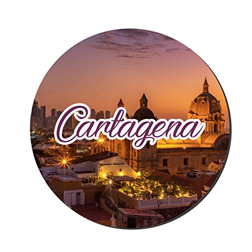 Prints and Cuts Cartagena - Decorative Large Fridge Magnet