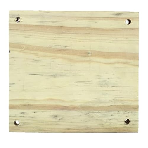 ShopTwiz inewood Plank for Macrame Products | Square Wooden Plank for Crafting | Solid and Natural Wooden Plank | DIY | Pack of 4Pcs, 6 x 6 Inches