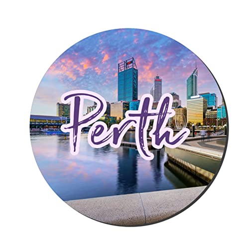 Prints and Cuts Perth Toruism Decorative Large Fridge Magnet