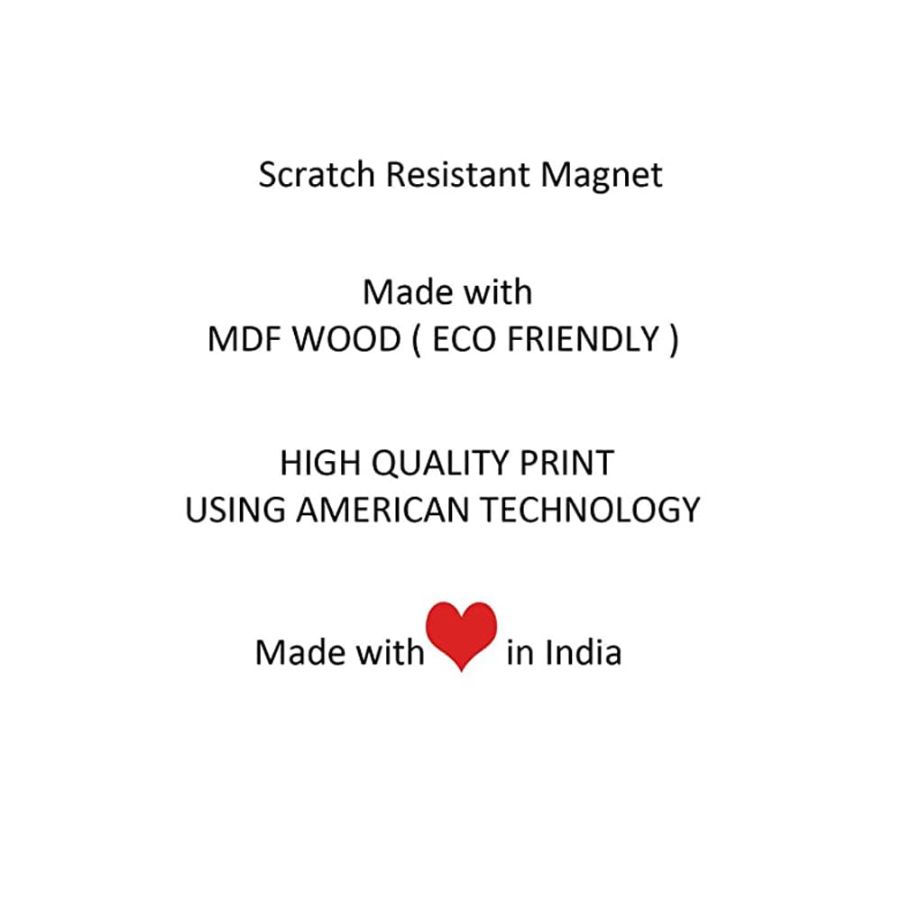 ShopTwiz Rajasthan Picture Decorative Large Fridge Magnet