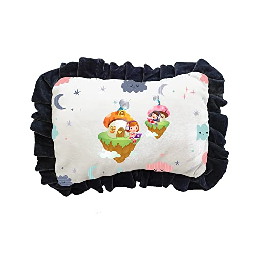 Prints and Cuts Mushroom Infants Head Shape Ultra Soft Pillow for Kids/Toddler/Baby (0-2 Years)