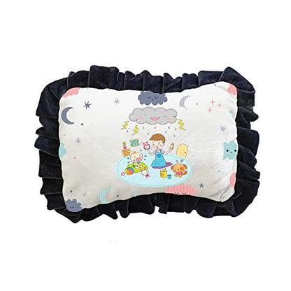 Prints and Cuts Raining Infants Head Shape Ultra Soft Pillow for Kids/Toddler/Baby (0-2 Years)