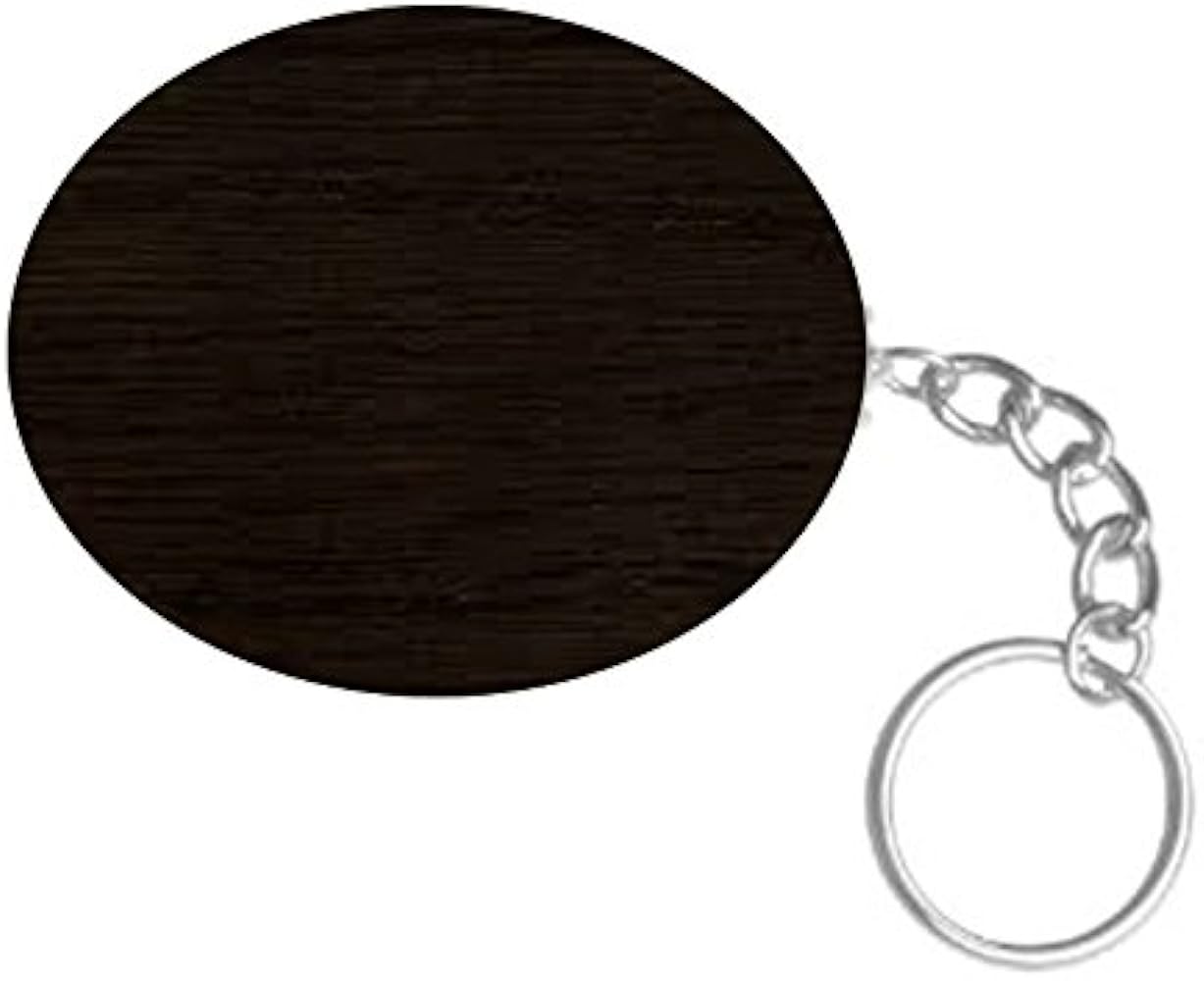 ShopTwiz One Direction Printed Wooden (Oval Shape) Keyring
