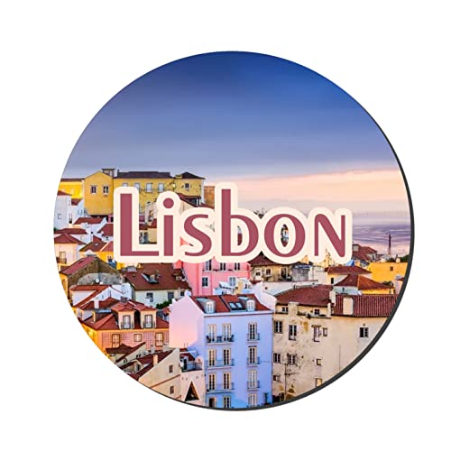 Prints and Cuts Lisbon Collection Decorative Large Fridge Magnet