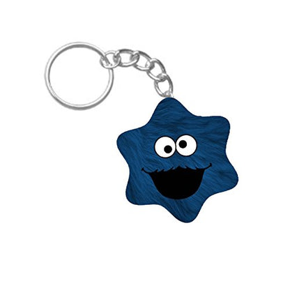 ShopTwiz Monster Printed Wooden (Hexagon) Keyring