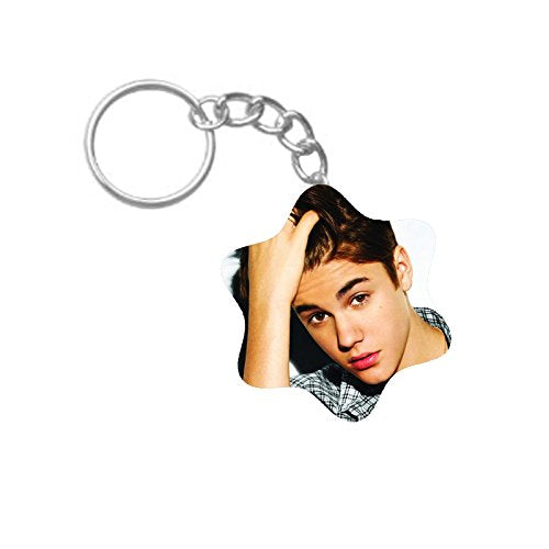 ShopTwiz Justin Baby Printed Wooden (Hexagon) Keyring