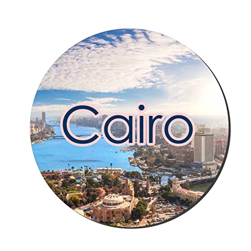 Prints and Cuts Cairo City Decorative Large Fridge Magnet