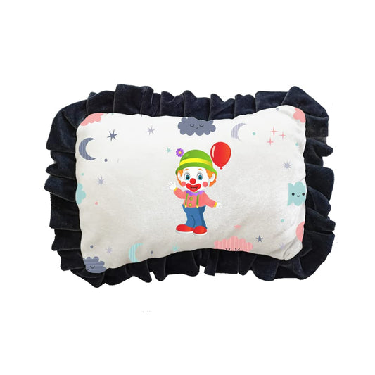 Prints and Cuts Small Joker Infants Head Shape Ultra Soft Pillow for Kids/Toddler/Baby (0-2 Years)