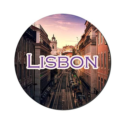 Prints and Cuts Lisbon Large Decorative Large Fridge Magnet