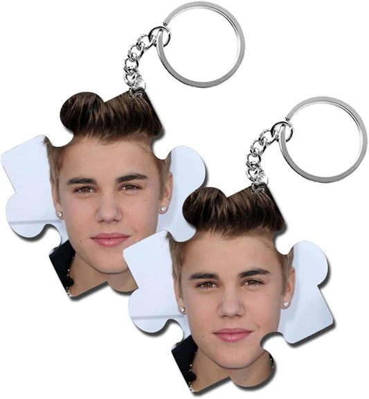 ShopTwiz Justin Wooden Puzzle Key Ring (Set of 2)