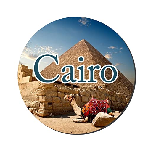 Prints and Cuts Cairo Decorative Large Fridge Magnet
