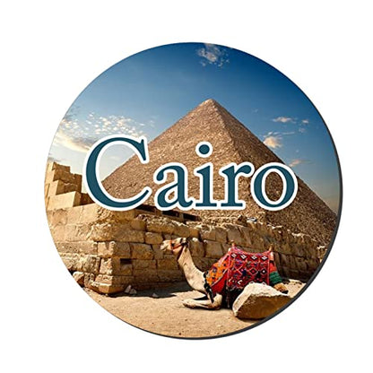 Prints and Cuts Cairo Decorative Large Fridge Magnet