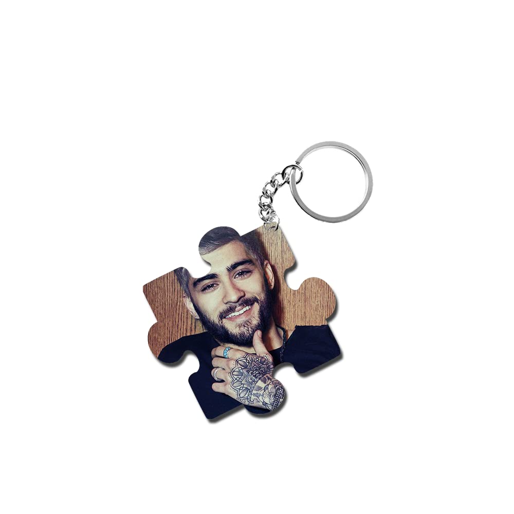 ShopTwiz Zayn Malik Wooden Puzzle Key Ring (Set of 2)