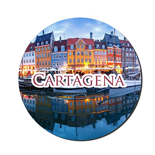 Prints and Cuts Cartagena Decorative Large Fridge Magnet