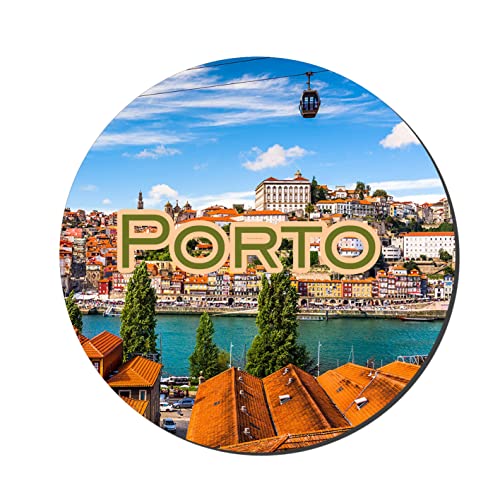 Prints and Cuts Porto City Decorative Large Fridge Magnet