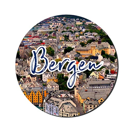 Prints and Cuts Bergen - Decorative Large Fridge Magnet