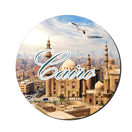 Prints and Cuts Cairo Tourism Decorative Large Fridge Magnet