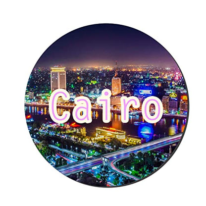 Prints and Cuts Cairo Large Decorative Large Fridge Magnet