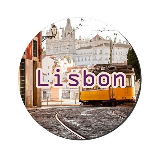 Prints and Cuts Lisbon City | Decorative Large Fridge Magnet