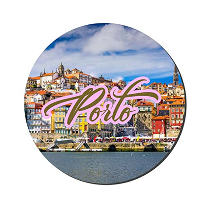 Prints and Cuts Porto Colourful Decorative Large Fridge Magnet